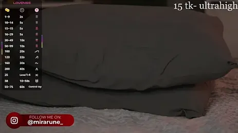 Mirarune webcam stripchat model stream image