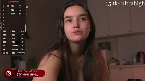 Mirarune webcam stripchat model stream image