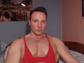 Hunky Muscle webcam flirt4free model stream image