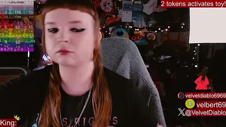 VelvetDiablo webcam model stream image