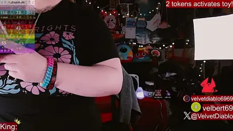 VelvetDiablo webcam model stream image