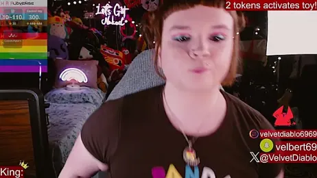 VelvetDiablo webcam model stream image