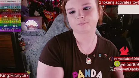 VelvetDiablo webcam model stream image