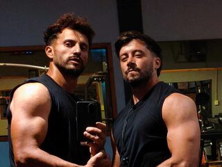 Alexander Jaz & Santi Foster webcam model stream image