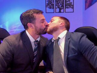 Alexander Jaz & Santi Foster webcam model stream image